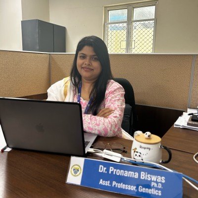 Portrait of Dr. Pronama Biswas